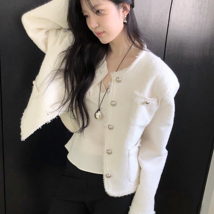 [LE BUTTER] Biol Tweed Jacket 1