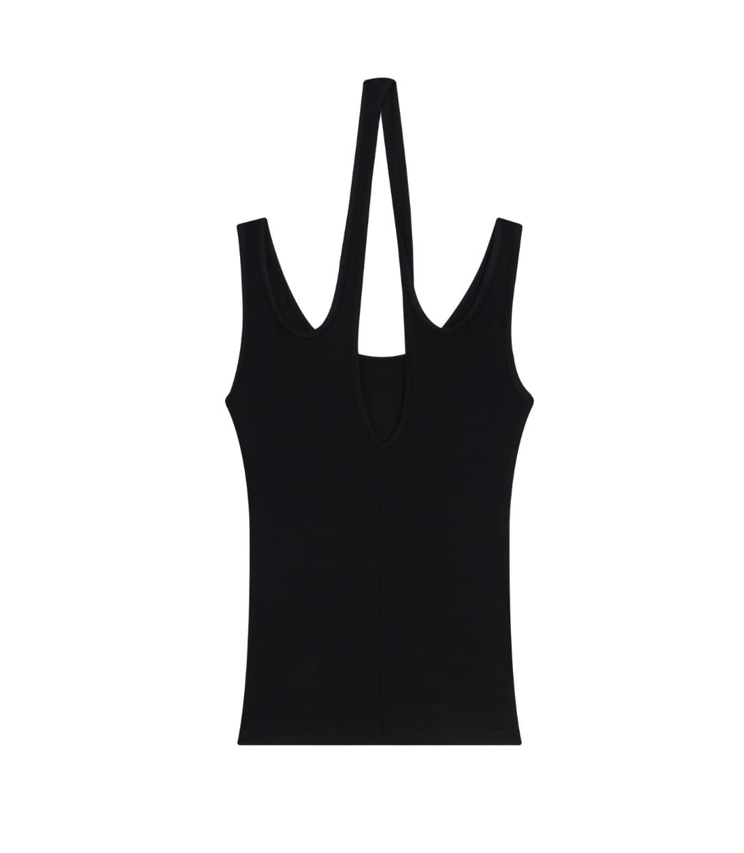 [TEXTURE] Lek Slim-Fit Halter Sleeveless Top 4