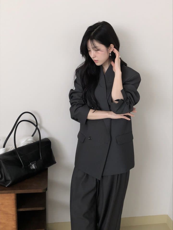 [LE BUTTER] Baro Wool Double Jacket 2