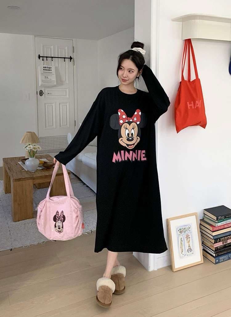(Official Licensed Disney) [NEON FISH] Mini Round Long Dress 2