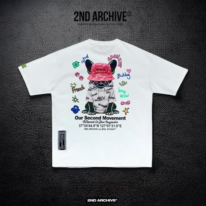 [2ND ARCHIVE] Bucket Hat Reflective Bulldog Short Sleeve T-Shirt 1