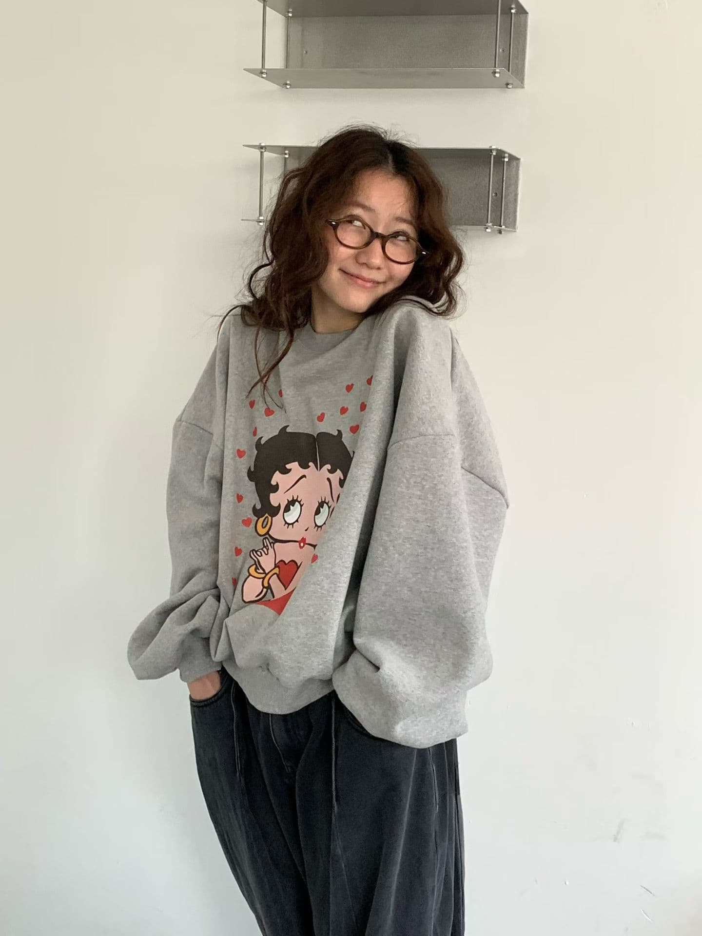 (Official Licensed King Features Syndicate) [VENTI] Betty Boop Sweatshirt 5