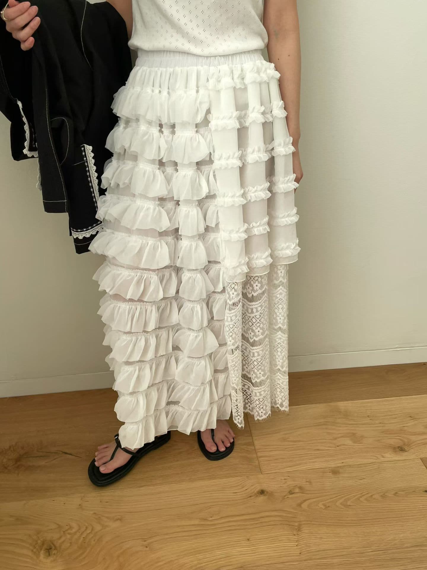[VENTI] Triple Lace Skirt 6