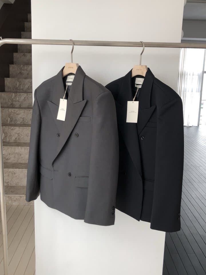 [LE BUTTER] Baro Wool Double Jacket 9