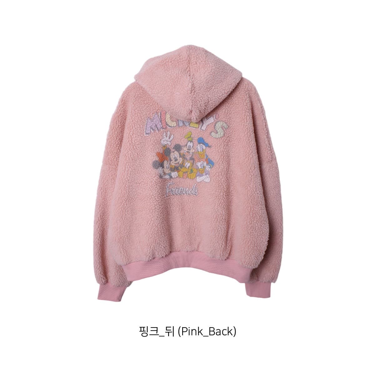 (Official Licensed Disney) [NEON FISH] Disney Fleece Hood Jumper 8