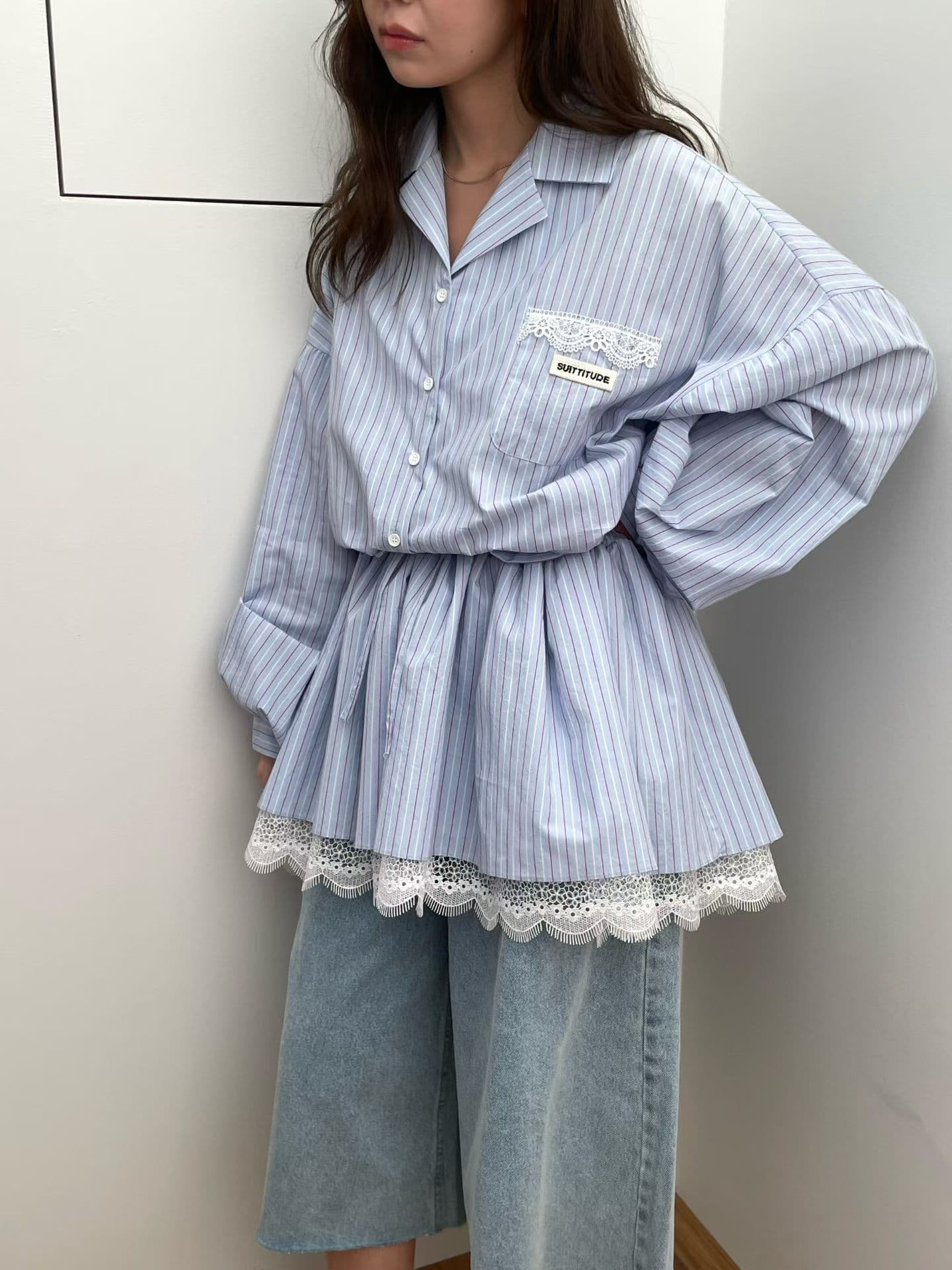 [VENTI] Sweet Shirt Dress 6