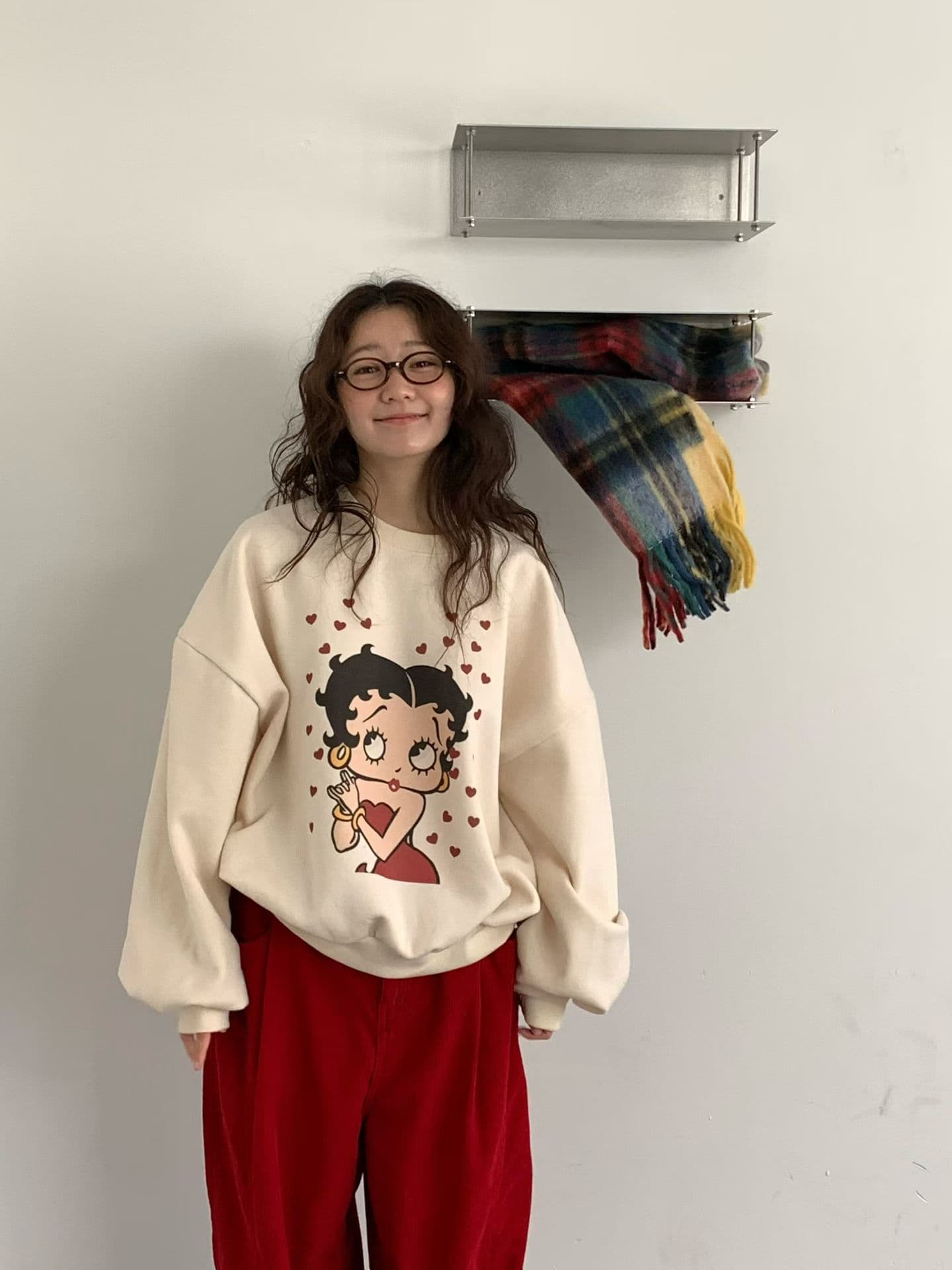 (Official Licensed King Features Syndicate) [VENTI] Betty Boop Sweatshirt 8