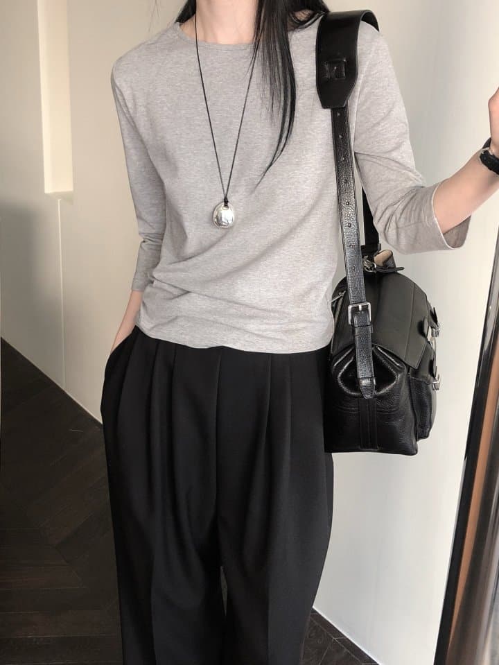 [LE BUTTER] Essential 3/4 Sleeve T-Shirt 9