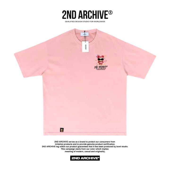 [2ND ARCHIVE] Pink Sunglasses Ravi Short Sleeve T-Shirt 3