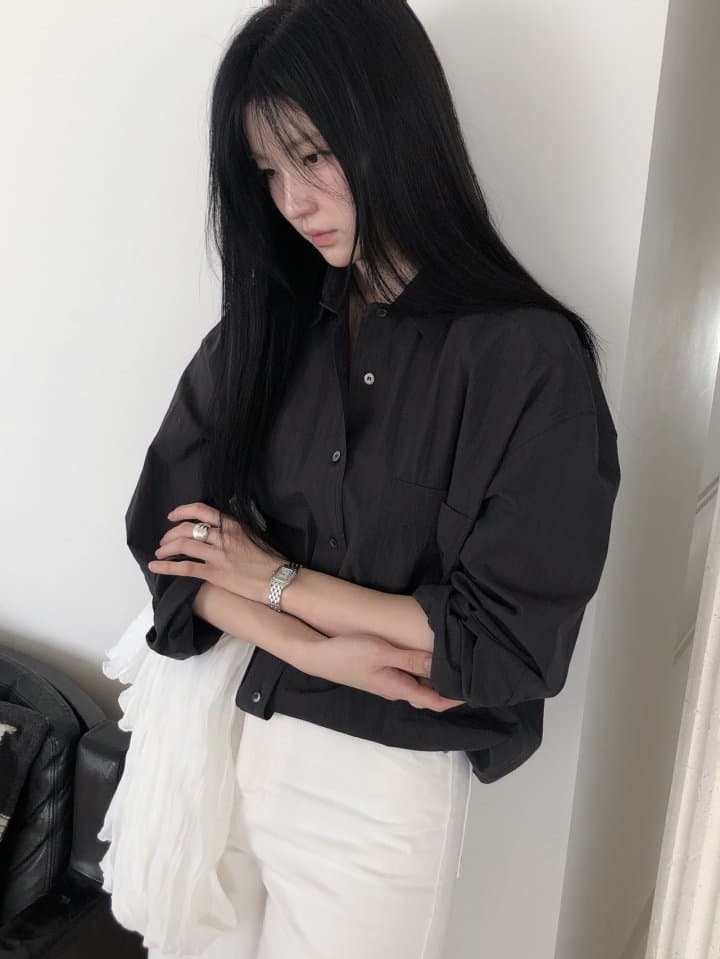 [LE BUTTER] Rocky Washed Shirt 10
