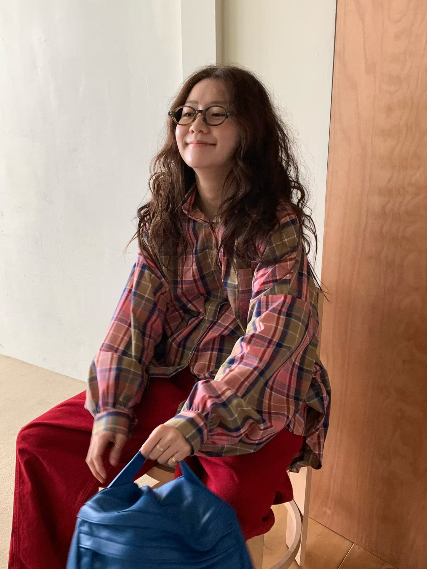 [VENTI] Vintage Checked Shirt 8