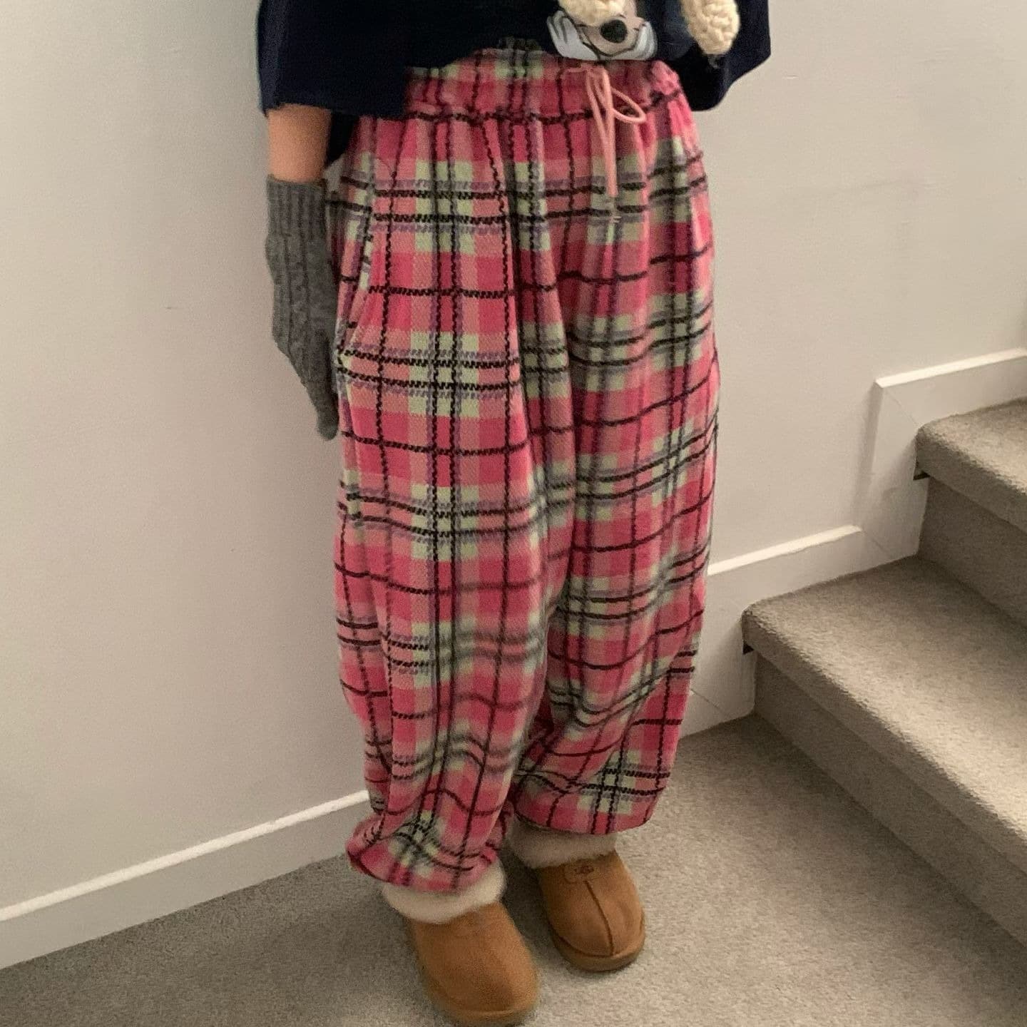 [VENTI] Pie Check Jogger Pants 1