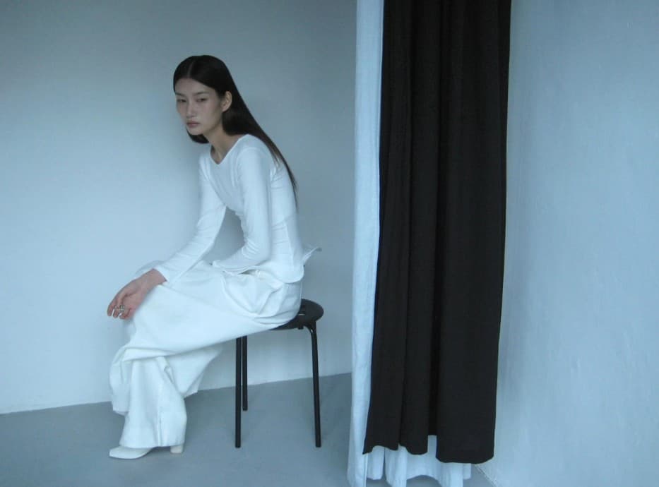 [TEXTURE] Obi Wide Cotton Pants 3