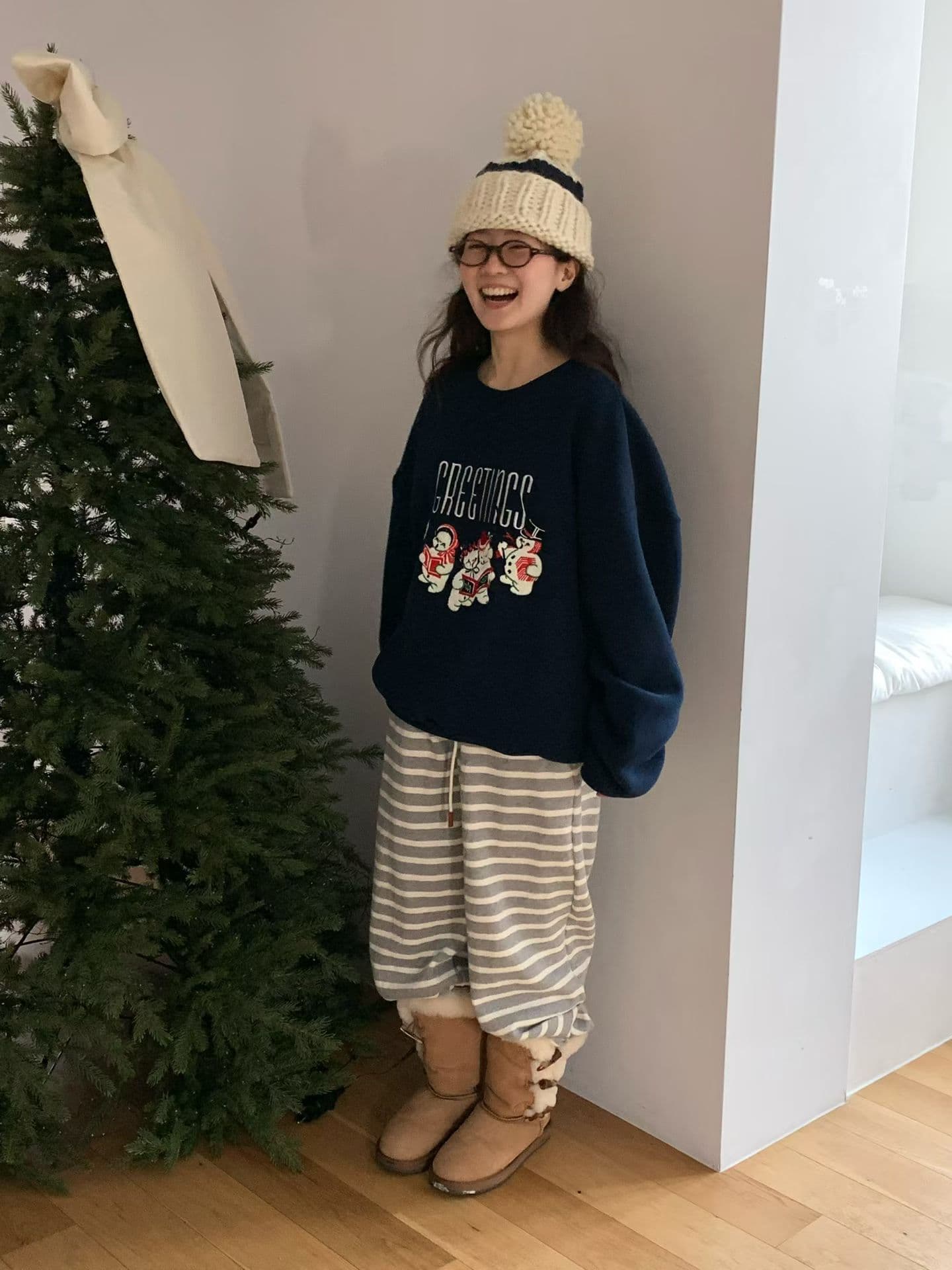 [VENTI] Snow Fleece Sweatshirt 9
