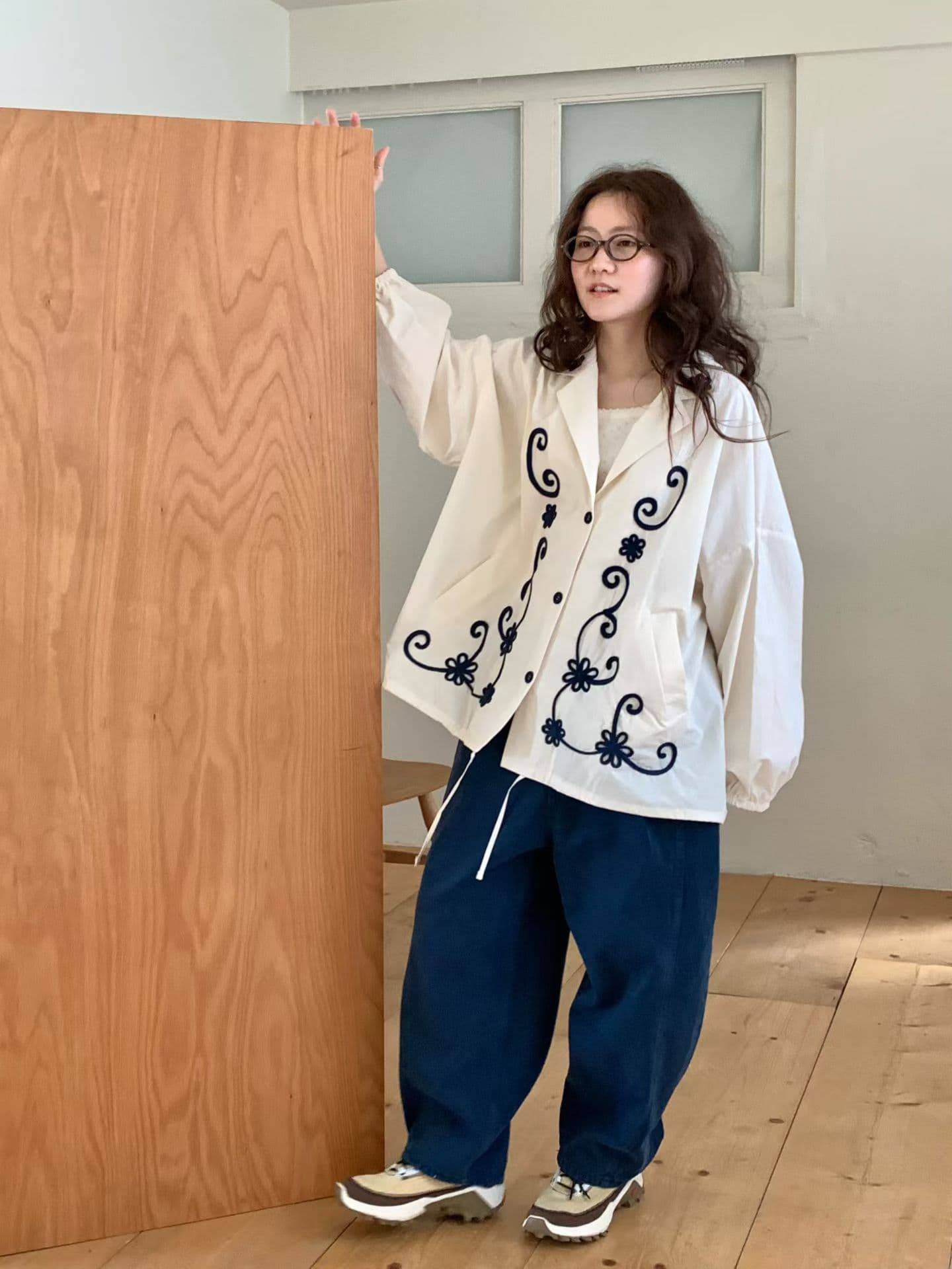 [VENTI] Millie Floral Handle Embroidered Jacket 7