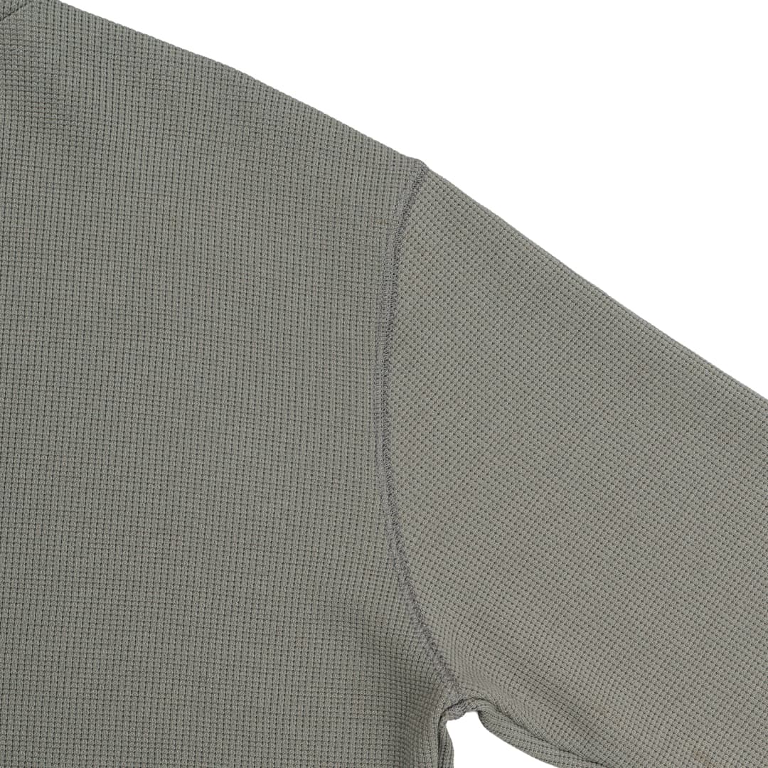[LOGAN] Waffle Cropped Long Sleeve T-Shirt 5