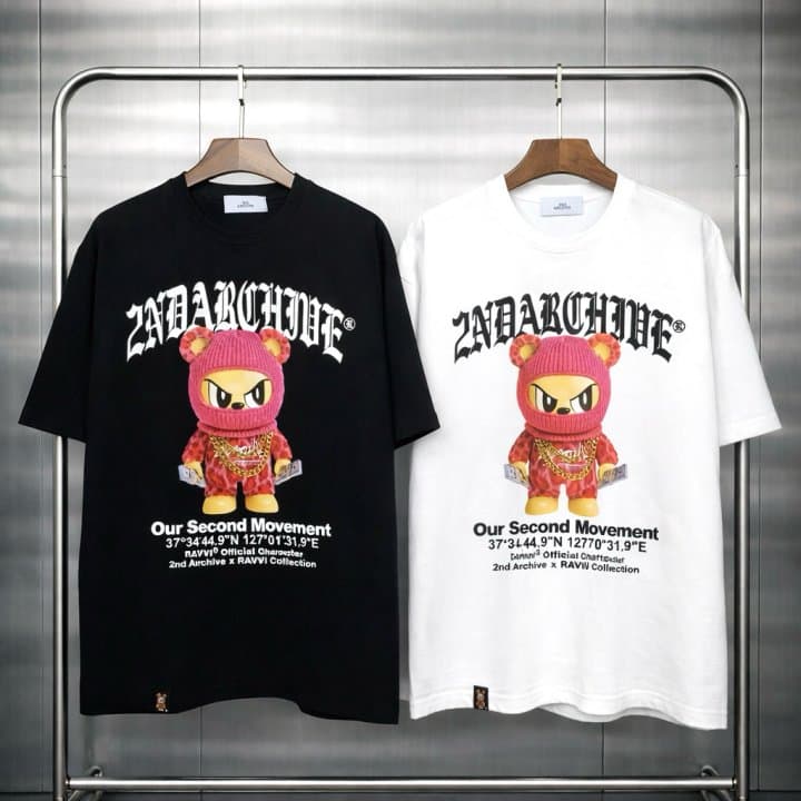 [2ND ARCHIVE] Gangster Pink Rabi Short Sleeve T-Shirt 9
