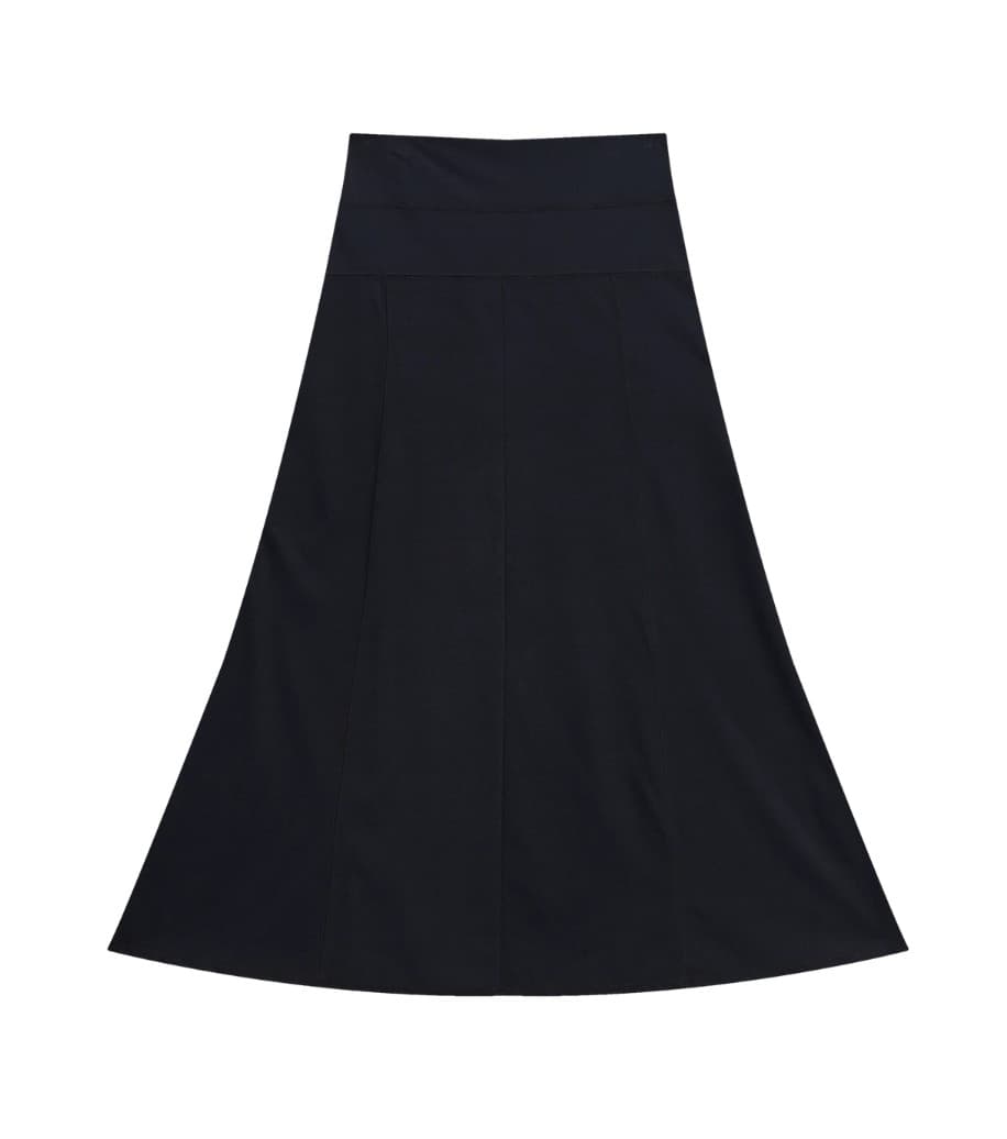 [TEXTURE] Ging Maxi Flared Skirt 4