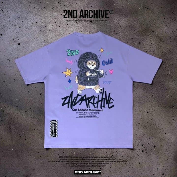 [2ND ARCHIVE] Tight-Laced Shiba Crayon Short Sleeve T-Shirt 8