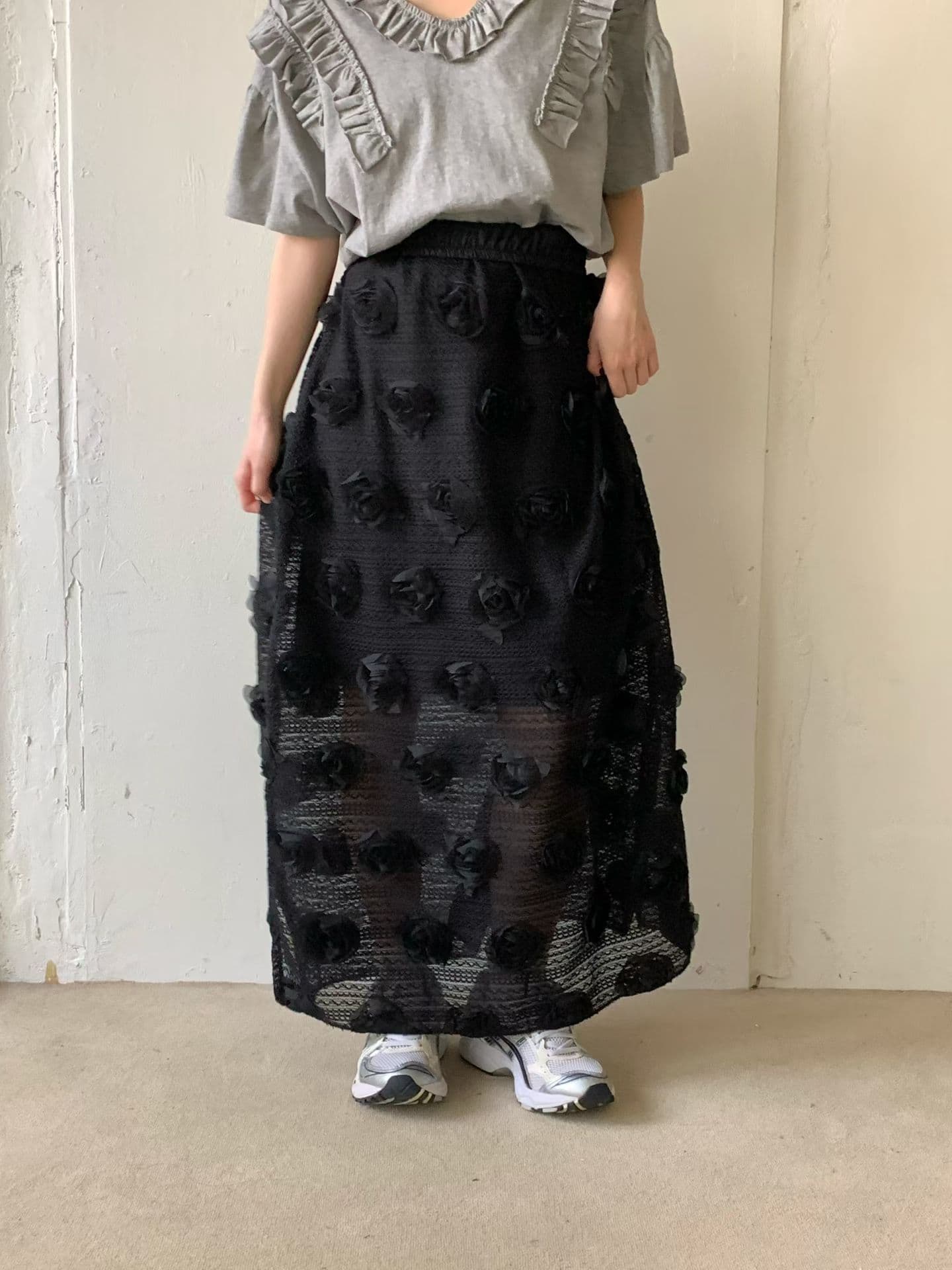[VENTI] Rosé Skirt 8