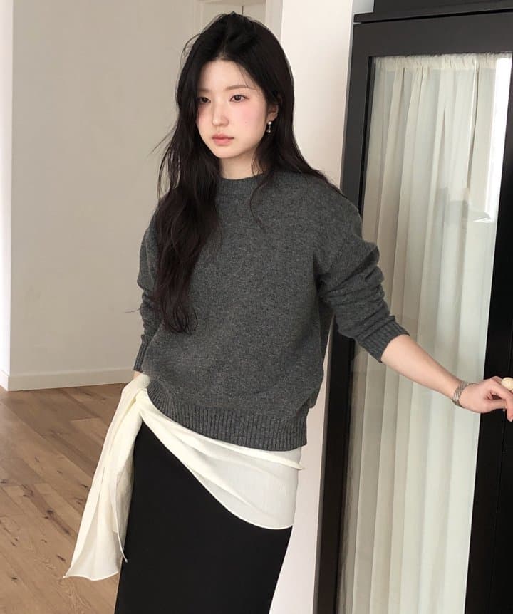 [LE BUTTER] Round Raccoon Knit 10
