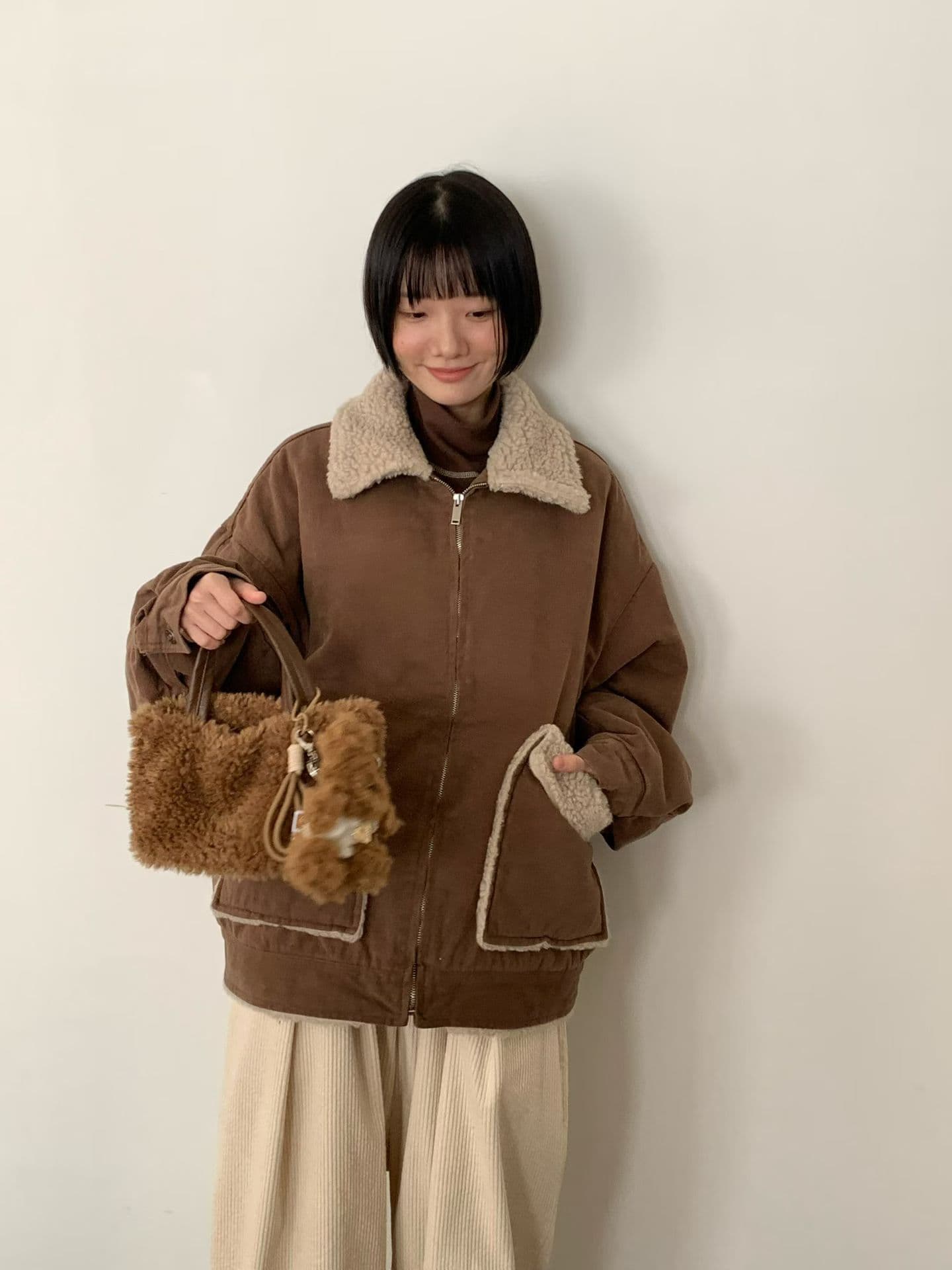 [VENTI] Pigment Fleece Denim Jumper 8