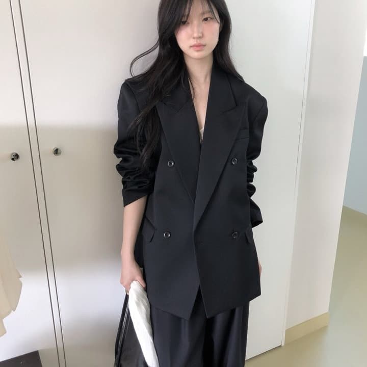 [LE BUTTER] Baro Wool Double Jacket 1