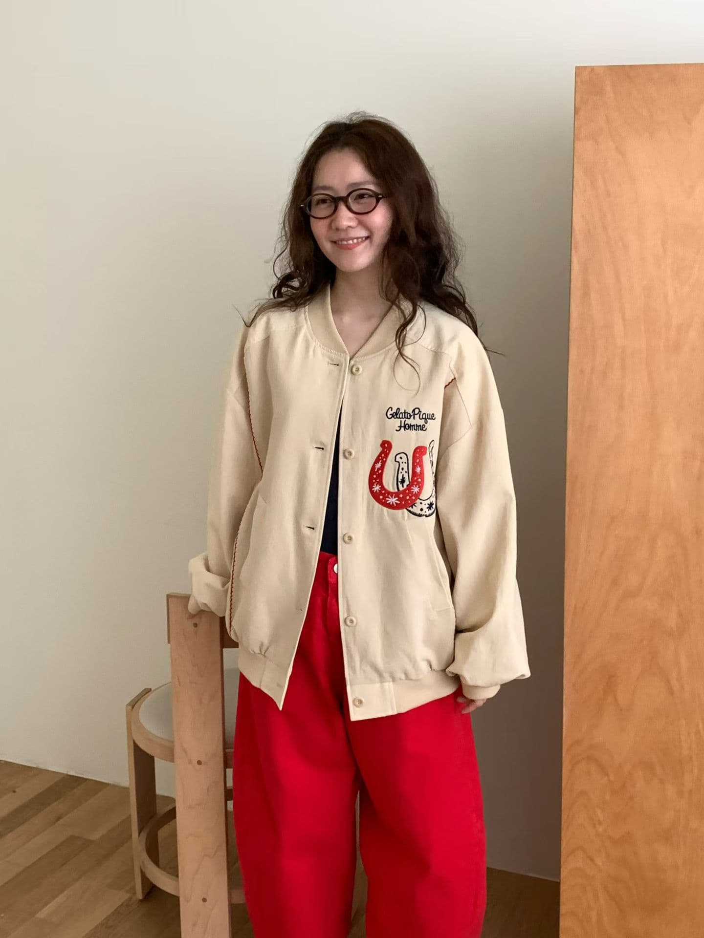 [VENTI] Horseshoe Embroidered Jumper 4