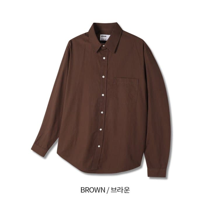 LOGAN] Signature Standard Fit Shirt 5
