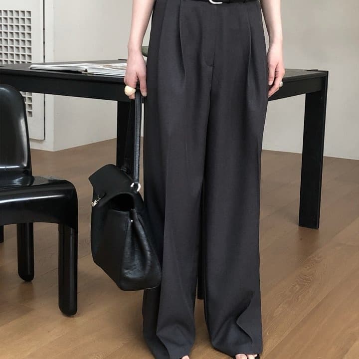 [LE BUTTER] Leonard Wide Slacks 1
