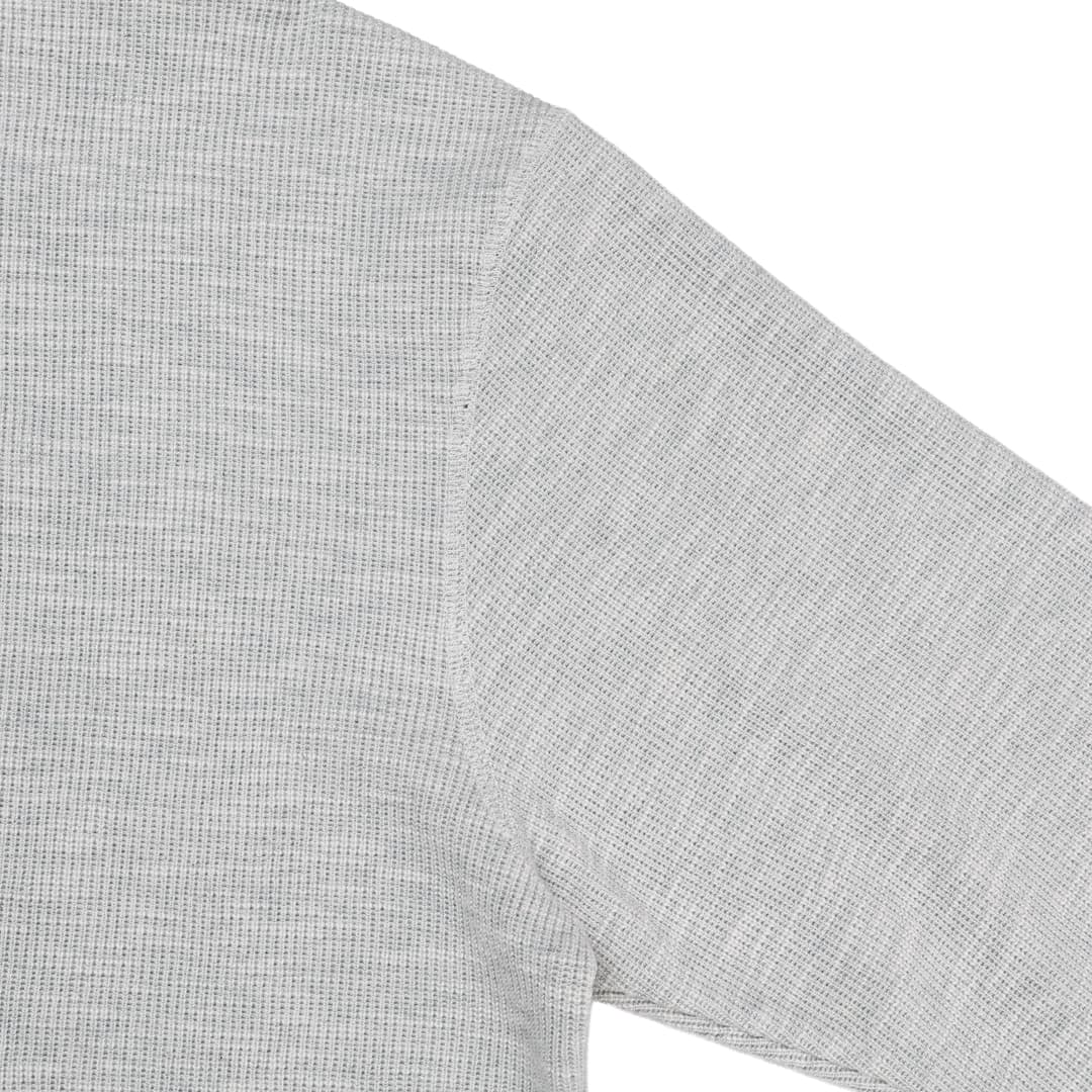 [LOGAN] Slub Henley Neck Long Sleeve T-Shirt 2