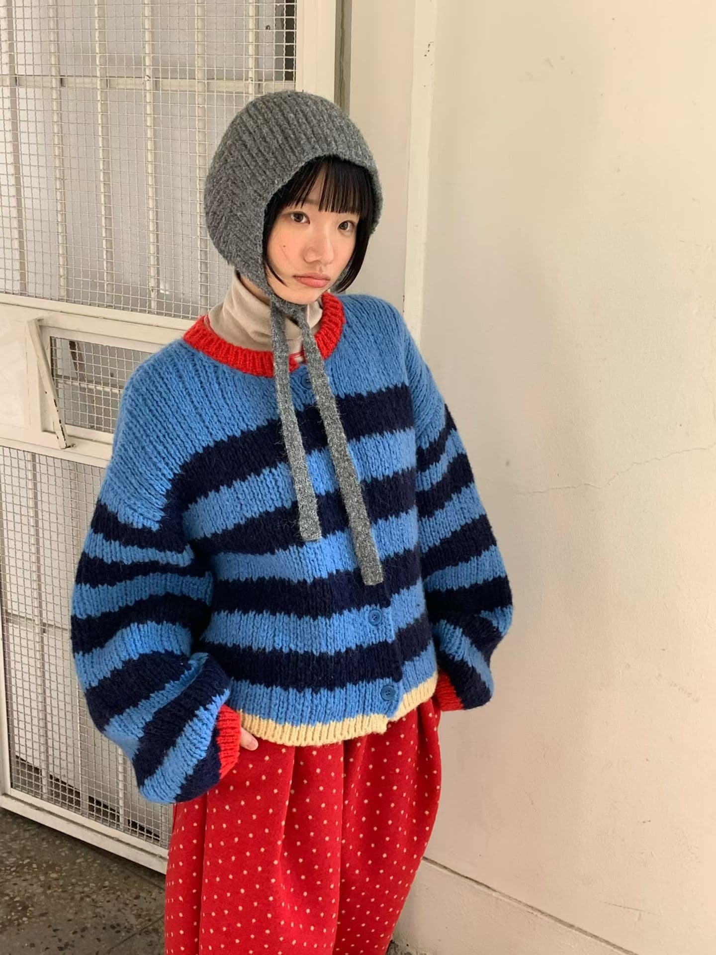 [VENTI] Honey Striped Knit 10