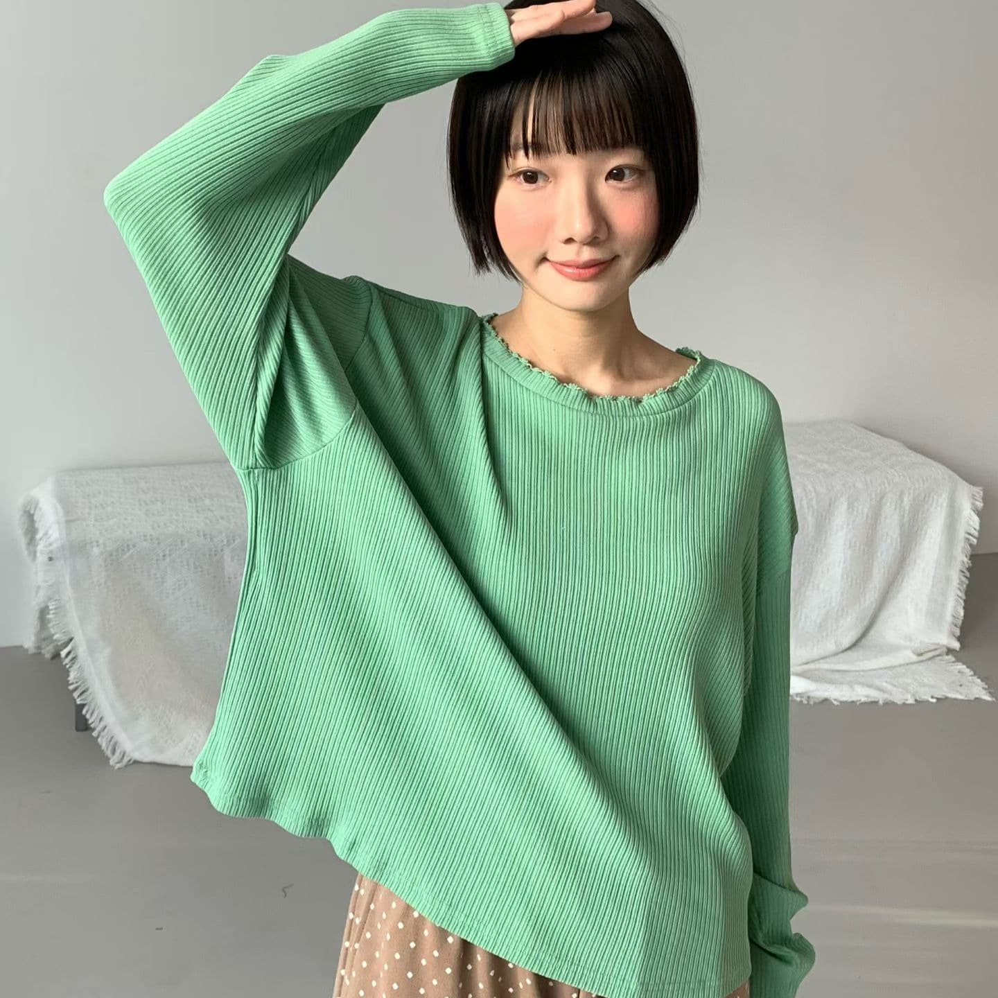 [VENTI] Fore Ribbed T-Shirt 1