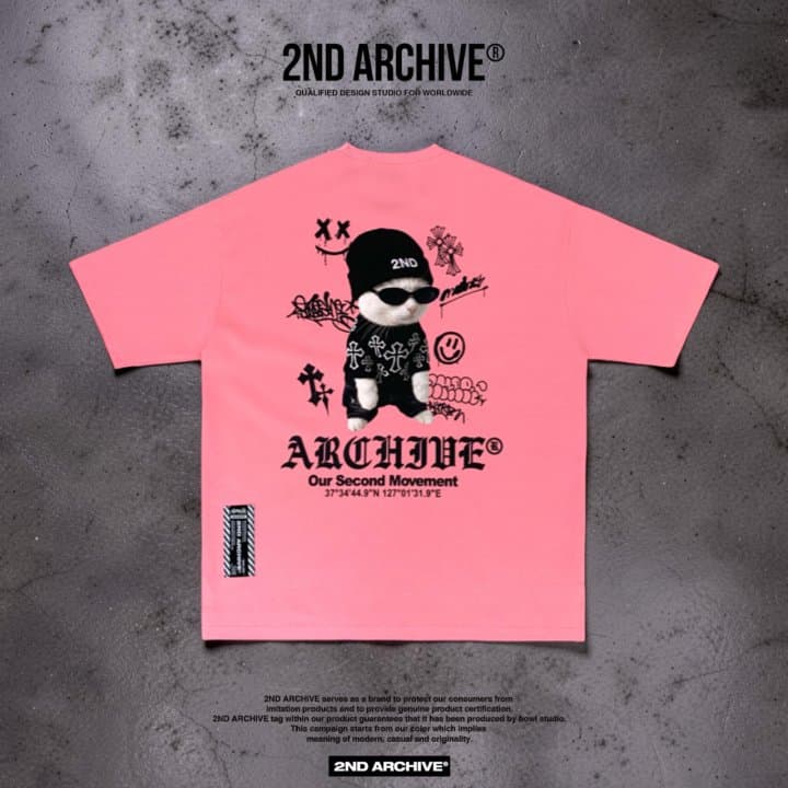 [2ND ARCHIVE] Swag Cross Cat Short Sleeve T-Shirt 8