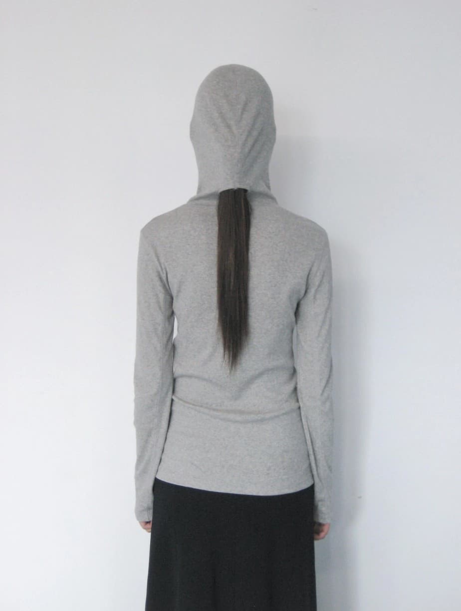 [TEXTURE] Gu Slim-Fit Hoodie T-Shirt 10