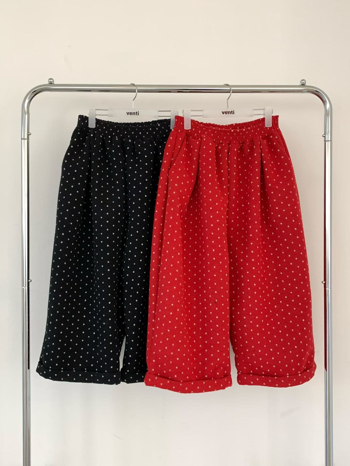 [VENTI] Dot Brushed Pants 6