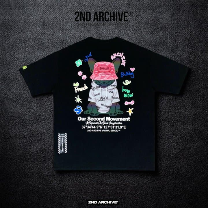 [2ND ARCHIVE] Bucket Hat Reflective Bulldog Short Sleeve T-Shirt 9