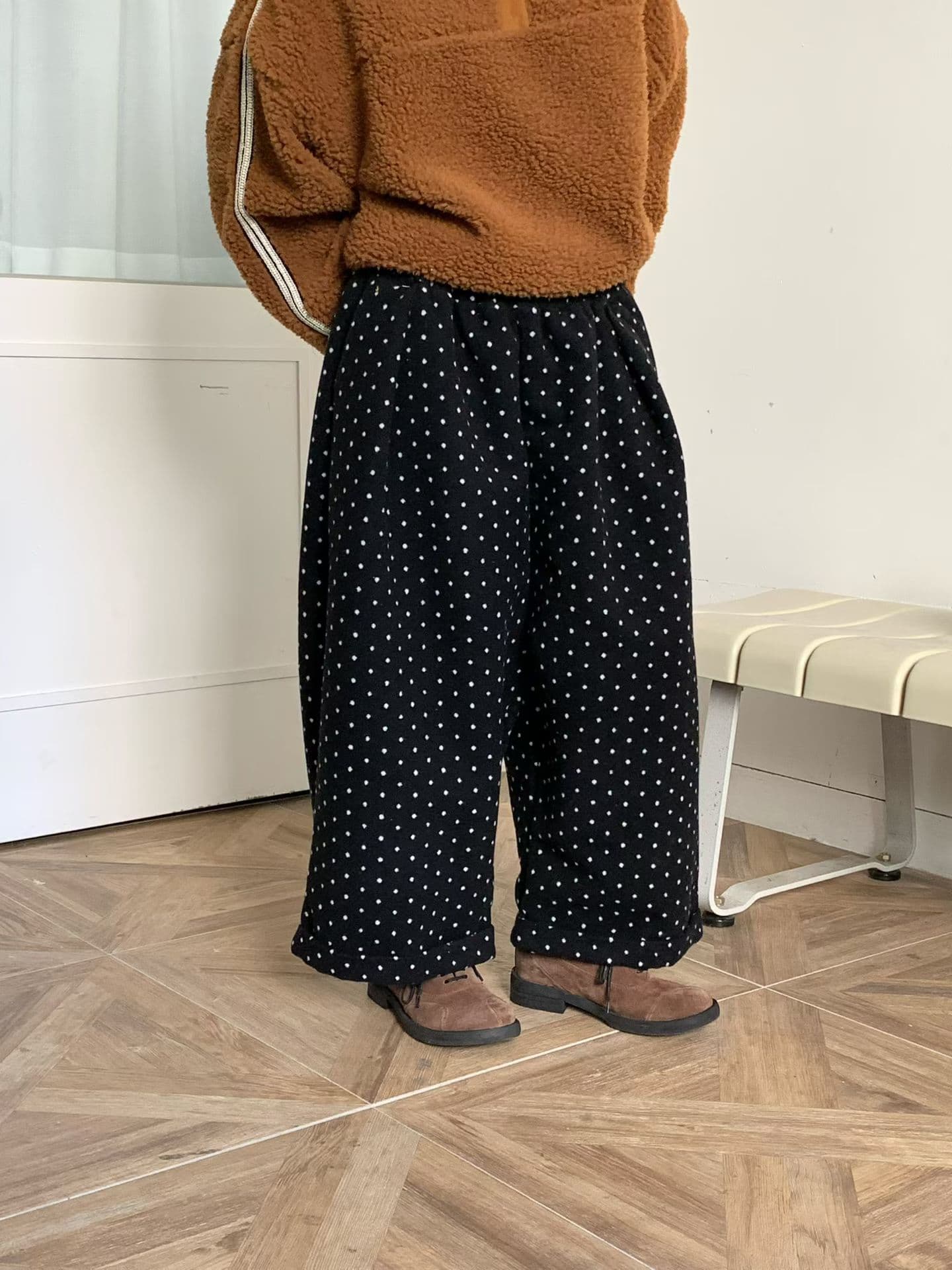 [VENTI] Dot Brushed Pants 2