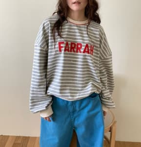 [VENTI] Paraha Striped Sweatshirt 4