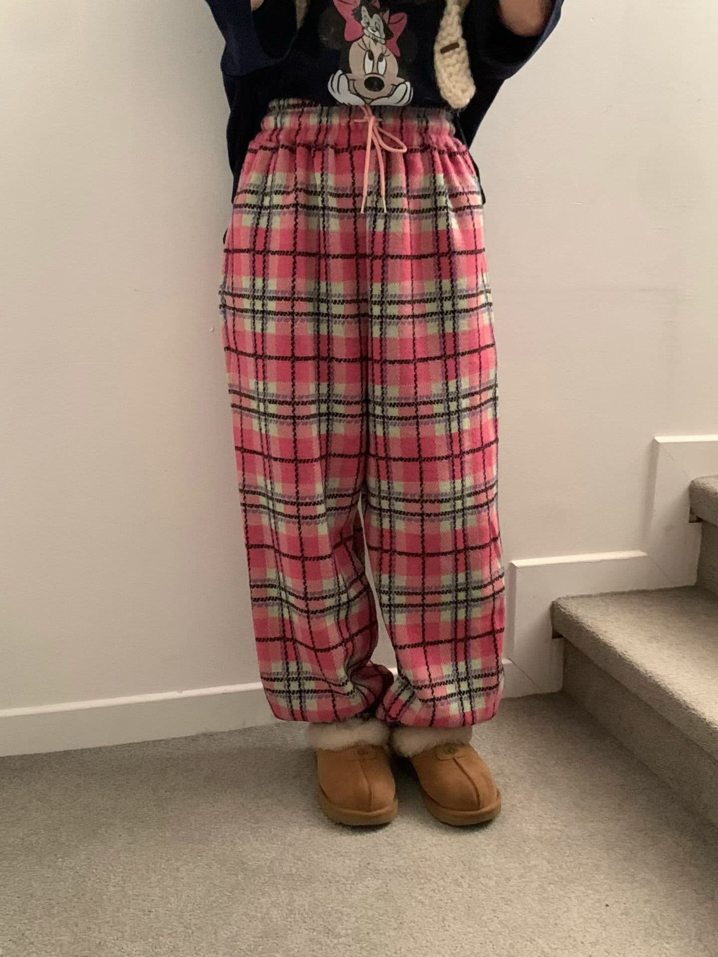 [VENTI] Pie Check Jogger Pants 4