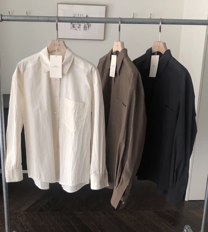 [LE BUTTER] Rocky Washed Shirt 3