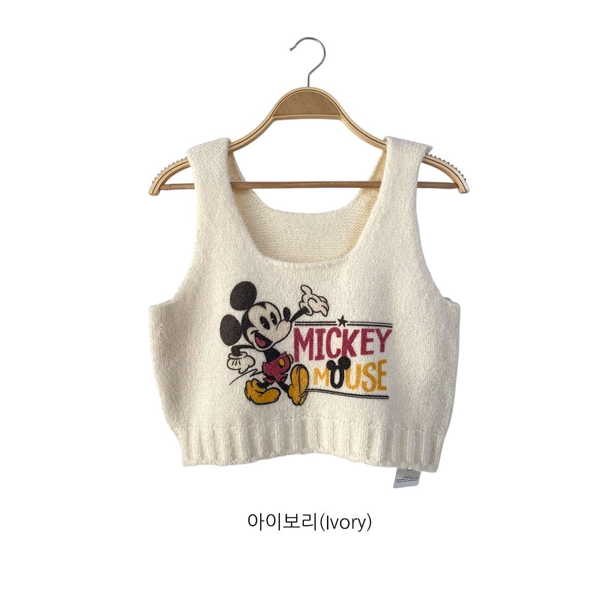 (Official Licensed Disney) [NEON FISH] Mickey Slit Vest 8