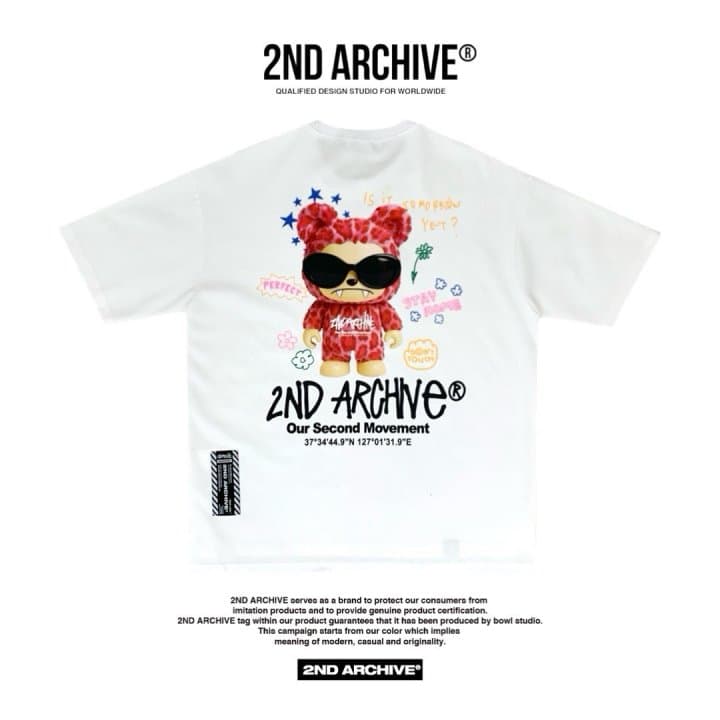 [2ND ARCHIVE] Pink Sunglasses Ravi Short Sleeve T-Shirt 6