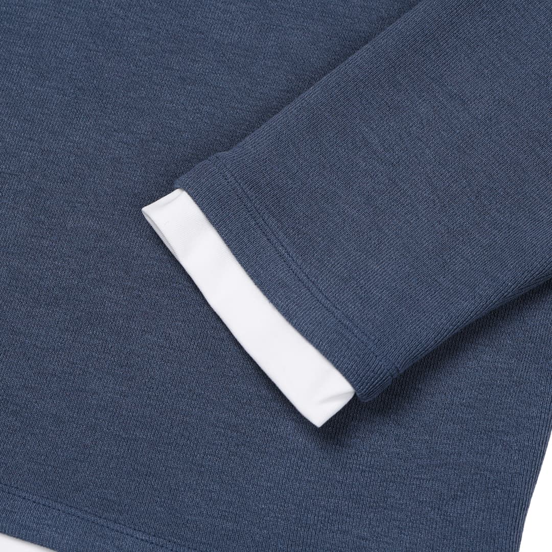 [LOGAN] Store Layered Henley Neck T-Shirt 3