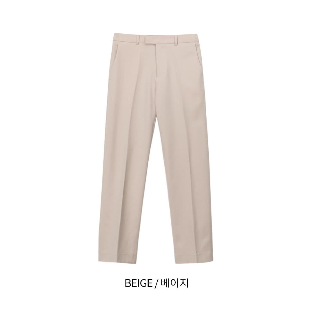 [LOGAN] Rosy Side Standard Fit Slacks 3
