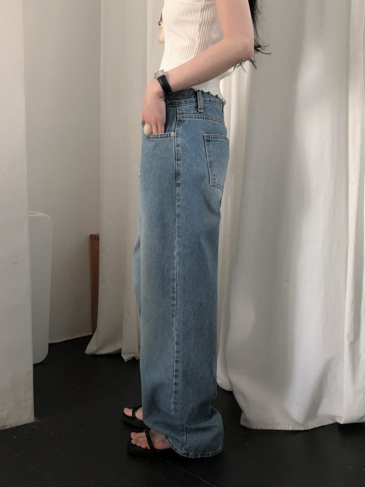 [LE BUTTER] Branda Medium Denim Pants 2