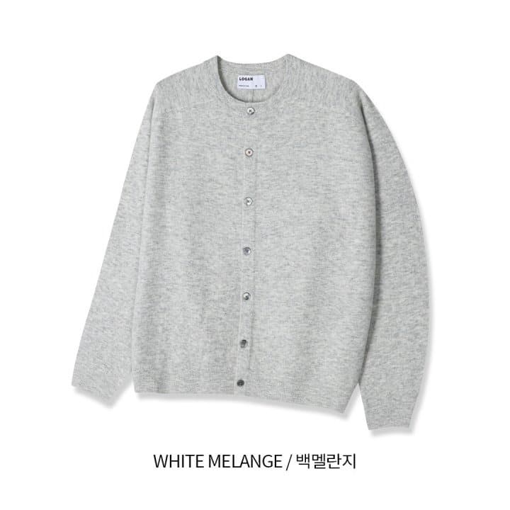 [LOGAN] Rare Saddle Panelled Round Neck Cardigan 1