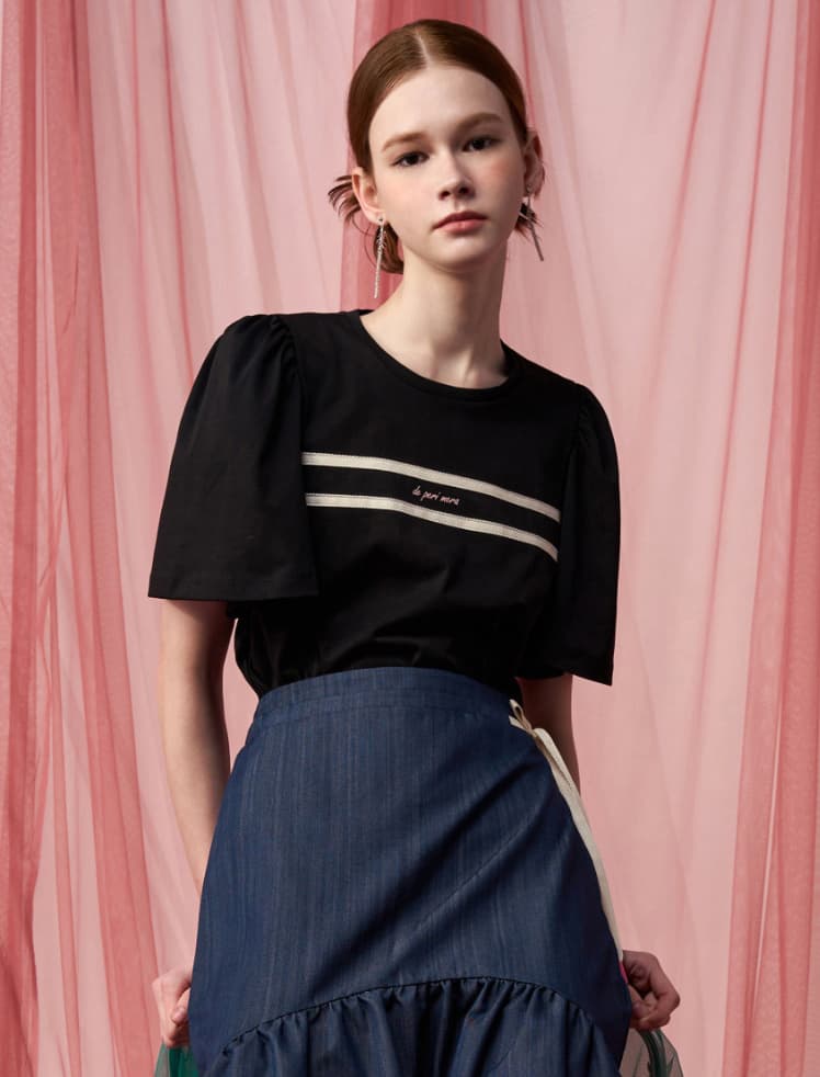 [DE PERI MERA] Aria Wing Sleeve T-Shirt 8