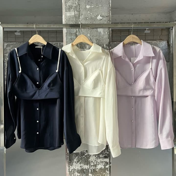 [FOUNDATION] Rare Bustier Blouse Set 1