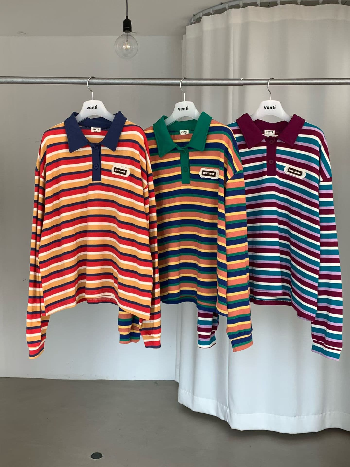 [VENTI] Biod Collared T-Shirt 5